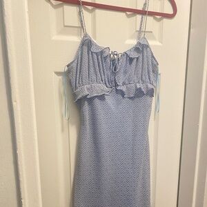 baby blue babydoll dress